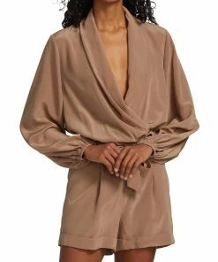 Best Pirce 😀 Cami Nyc Elyssa Romper in Beachwood for 👩 women 🔥