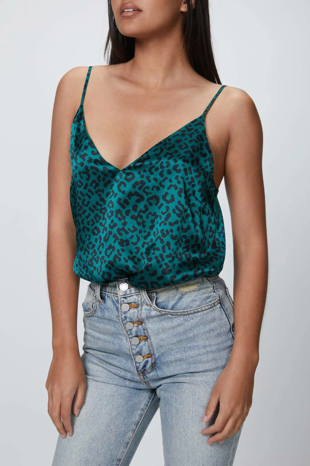 Hot Sale π Cami Nyc Olivia Cami In Emerald Leopard for π© women β¨ 3 Hot Sale π Cami Nyc Olivia Cami In Emerald Leopard for π© women β¨