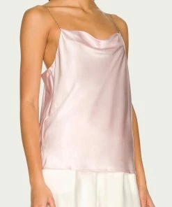 Wholesale 🎉 Cami Nyc Busy Heart Cowl-Neck Silk-Blend Camisole In Frosting for 👩 women ❤️
