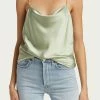 Top 10 🎉 Cami Nyc Busy Cowlneck Silk-Blend Camisole In Aloe for 👩 women 👏