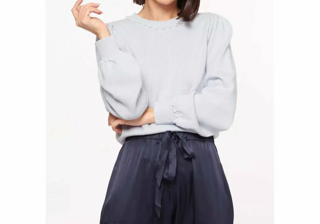 Hot Sale π Cami Nyc Luciana Sweater in Halogen Blue for π© women π 4 Hot Sale π Cami Nyc Luciana Sweater in Halogen Blue for π© women π - Image 2