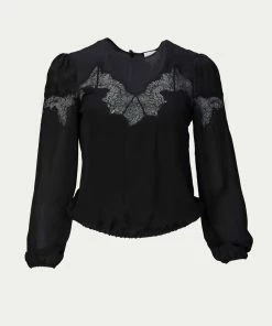 Coupon 🔥 Cami Nyc Tabitha Blouse in Black for 👩 women ✔️