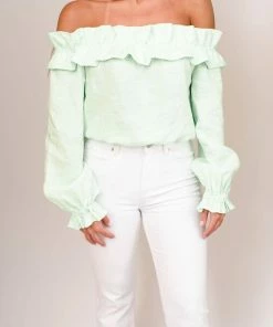 Coupon 👏 Cami Nyc Cala Top in Neo Mint for 👩 women ⌛