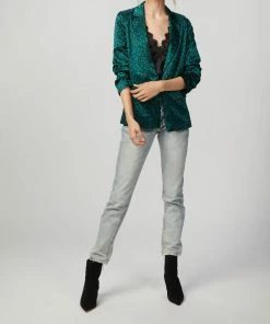 Buy 🎉 Cami Nyc Ollie Blazer In Emerald Leopard for 👩 women ⭐