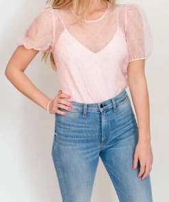 Best deal 😀 Cami Nyc Bethany Bodysuit in Pink Heart for 👩 women 🔥