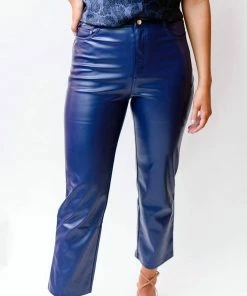 Deals 🛒 Cami Nyc Hanie Vegan Leather Pant in Nightshadow for 👩 women 🛒