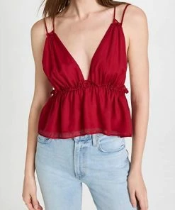 Outlet π― Cami Nyc Marlene Cami in Cherry for π© women β