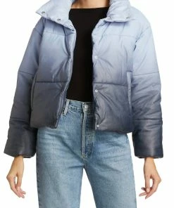 Deals ✨ Cami Nyc Cecilia Vegan Leather 🧥 Coat in Alpine Ombre for 👩 women 😀