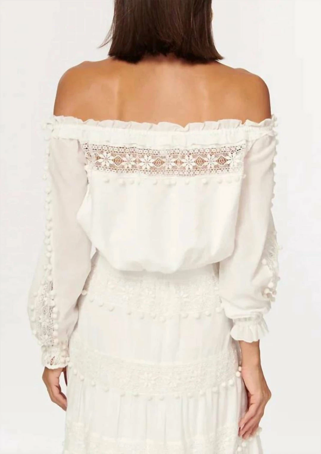 Buy π Cami Nyc Franca Off Shoulder Crop Top in White for π© women βοΈ 4 Buy π Cami Nyc Franca Off Shoulder Crop Top in White for π© women βοΈ - Image 2