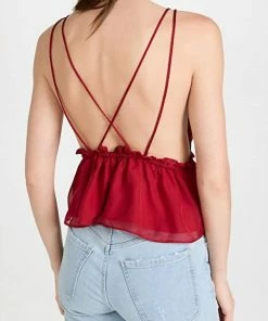 Outlet 💯 Cami Nyc Marlene Cami in Cherry for 👩 women ⭐ -Cami Nyc Sales Shop a30919b779ce48f9b0ff4cd7ca9dea55 1080x