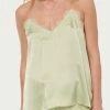 Best Pirce 🛒 Cami Nyc Racer Charmeuse Cami In Aloe for 👩 women 🔔