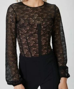 Promo 👍 Cami Nyc Briar Bodysuit In Black for 👩 women 🎁