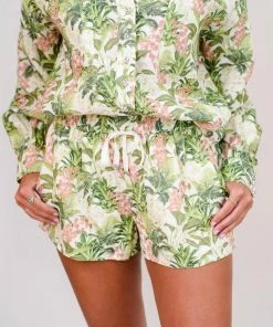 Buy 🎁 Cami Nyc Jillian Linen Short in Tropics for 👩 women 😉