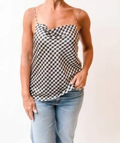 Best Sale 🧨 Cami Nyc Axel Cami in Black Gingham for 👩 women 💯