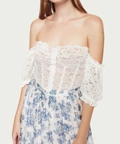 Hot Sale 🛒 Cami Nyc Trisha Top In White for 👩 women 🧨