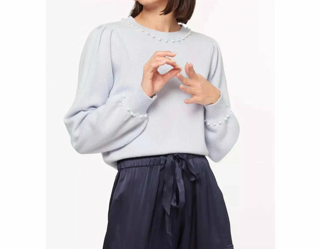 Hot Sale π Cami Nyc Luciana Sweater in Halogen Blue for π© women π 6 Hot Sale π Cami Nyc Luciana Sweater in Halogen Blue for π© women π - Image 4