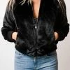 Cheapest 🎁 Cami Nyc Fey Faux Fur Jacket in Black for 👩 women 🛒